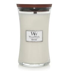 WoodWick White Teak Large Scented Candle