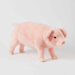 Jiggle & Giggle Animal Large Standing Pig Kids Plush Toy