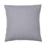 Bianca Vivid Coordinates Grey Quilted European Pillowcase