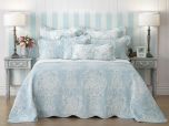 Bianca Florence Bedspread Set Blue