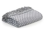 Davinci Lancaster Silver Fringed Throw