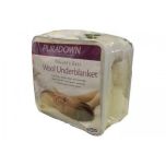 Puradown 100% Australian Wool Reversible Underblanket Underlay Topper
