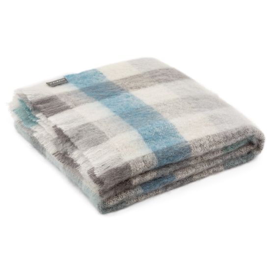 Buy St Albans Mohair Throw Rug Blanket Aspen Online in Australia