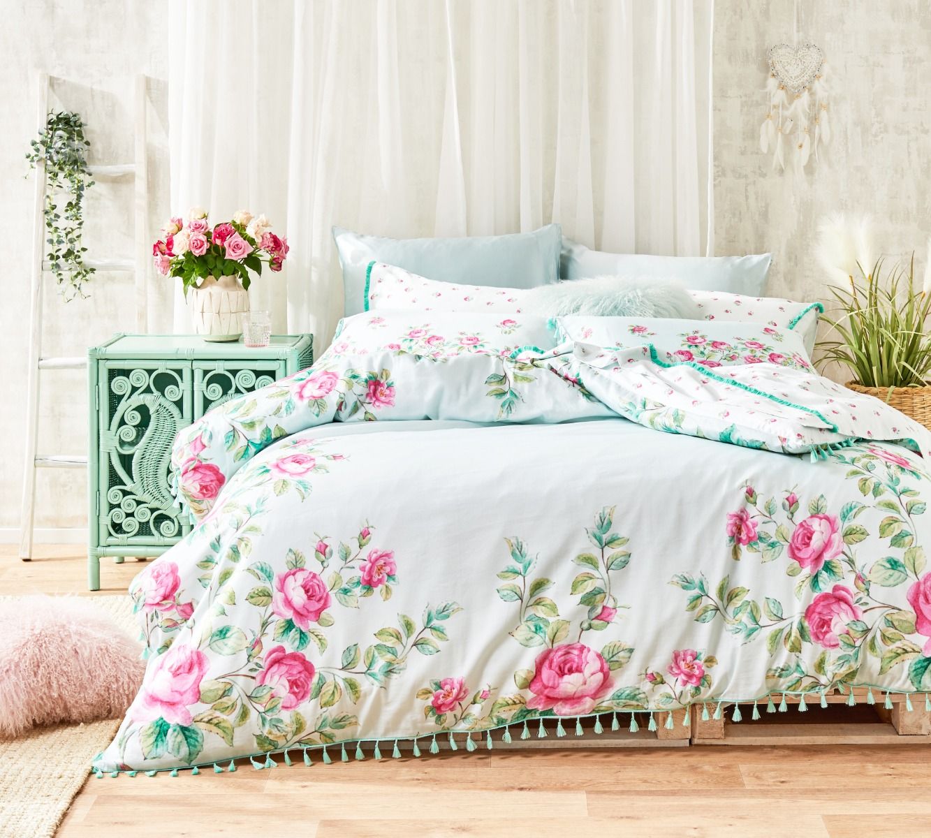 Royal Albert Cheeky Pink Quilt Cover Set