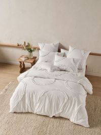 Buy Linen House Gianna White Quilt Cover Set SD
