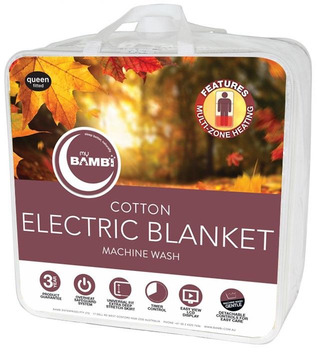 Buy Bambi Cotton Electric Blanket Online in Australia