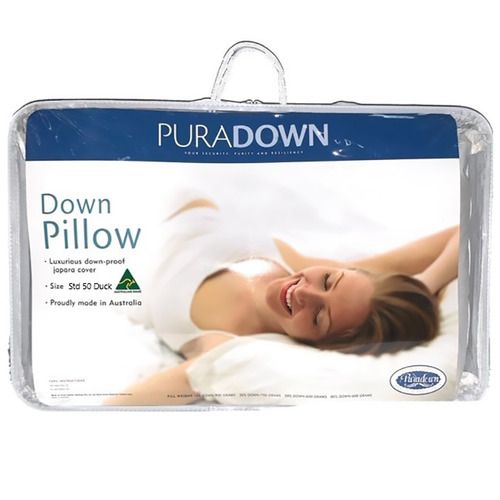 Puradown Australian 100% Duck Feather King Size Pillow 