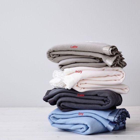 Gainsborough 400GSM 100 Australian Machine Washable Wool Blanket in